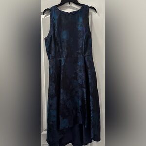 White House Black Market Navy Floral Dress